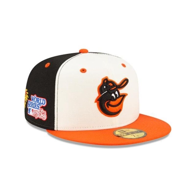 Black Baltimore Orioles Hat - New Era MLB State Flower 59FIFTY Fitted Caps USA1638950